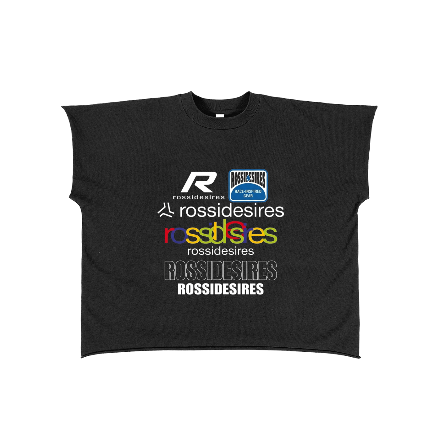ROSSIDESIRES MULTI TEE BLACK